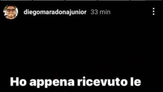 Maradona Jr: "Ho ricevuto le scuse di Cruciani e Parenzo sul loro gioco inopportuno. Questione chiusa!"