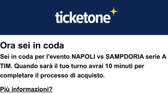 FOTO - Nessuno vuole perdersi la festa: già 120mila in coda su Ticketone per Napoli-Samp!
