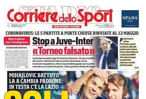 PRIMA PAGINA - CdS - "Il Napoli sale ancora verso la zona Europa"