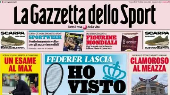 PRIMA PAGINA - Gazzetta: "Non ci sono Leao e Osimhen? Pioli e Spalletti rilanciano De Ketelaere e Zielinski"