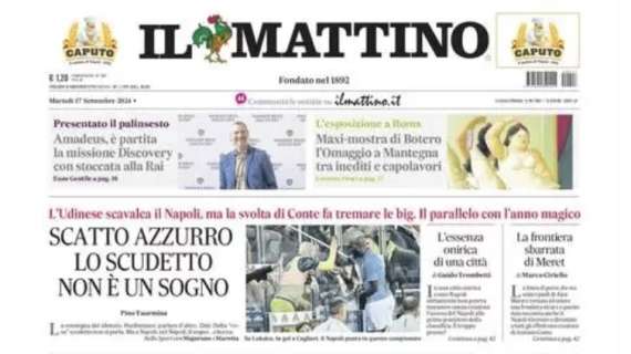 Il Mattino: "Scatto azzurro. Lo Scudetto non è un sogno"