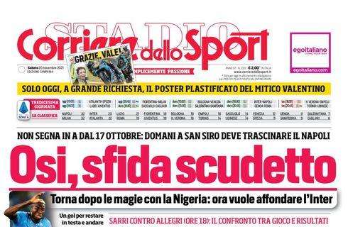 PRIMA PAGINA - Cds Campania: “Osi, sfida Scudetto”