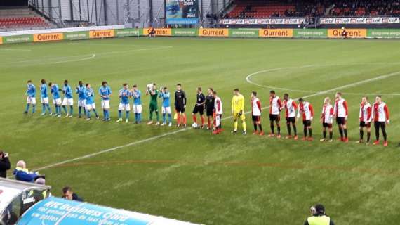 RILEGGI LIVE - Youth League, Feyenoord-Napoli 4-3: gli azzurrini in 10 sfiorano la qualificazione!