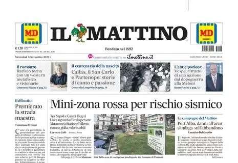 PRIMA PAGINA - Il Mattino: "Aria di ottavi per gli azzurri: arriva l'Union a quota zero"