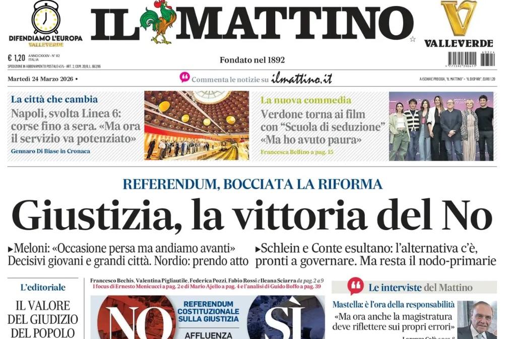 Si riapre la lotta Scudetto, Il Mattino: "In tre sull'8 volante"