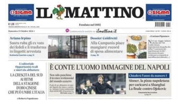 Il Mattino: "È Conte l'uomo immagine del Napoli"