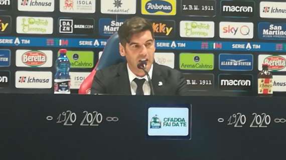 Roma, Fonseca in conferenza: "Gara preparata in un giorno, ma con le grandi c'è un blocco!"