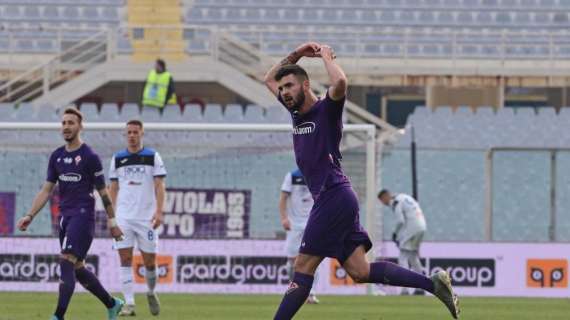 Coppa Italia, sorpresa Fiorentina! In 10 supera l'Atalanta e vola ai quarti
