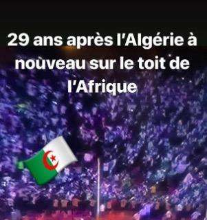 FOTO - Algeria campione d'Africa, Ghoulam guarda i compagni da Dimaro ed esulta sui social 