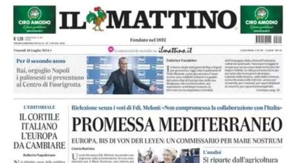 Il Mattino: "Conte, l'abbraccio con i tifosi. Oriali: l'impossibile per vincere"