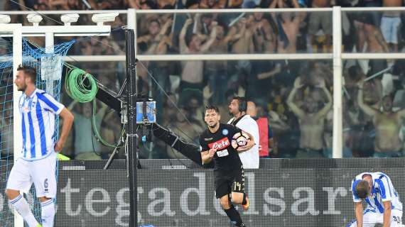 VIDEO - Pescara-Napoli 2-2: ecco gli highlights della gara