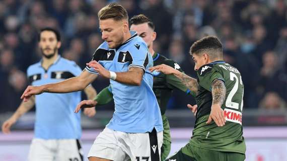 RILEGGI LIVE - Lazio-Napoli 1-0 (82' Immobile): pasticcio di Ospina, gli azzurri cadono all'Olimpico