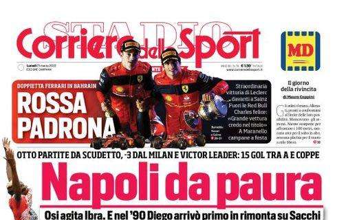 PRIMA PAGINA - Cds Campania: “Napoli da paura”