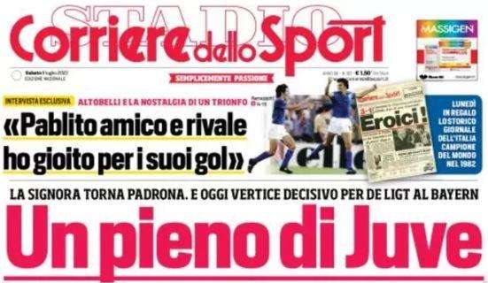 PRIMA PAGINA - CdS titola: "DeLa e KK, il confronto a Dimaro"