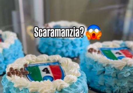 Altro che scaramanzia: a Napoli spunta già la torta del 4° scudetto