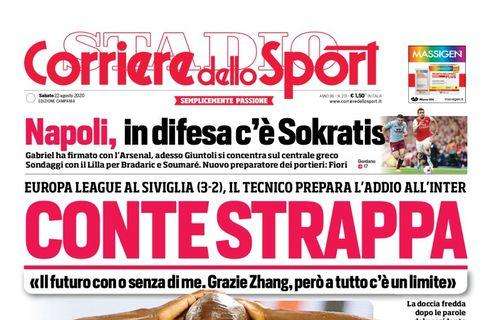 PRIMA PAGINA - CdS Campania: "Gabriel all'Arsenal, Giuntoli su Sokratis. Fiori nello staff di Gattuso"