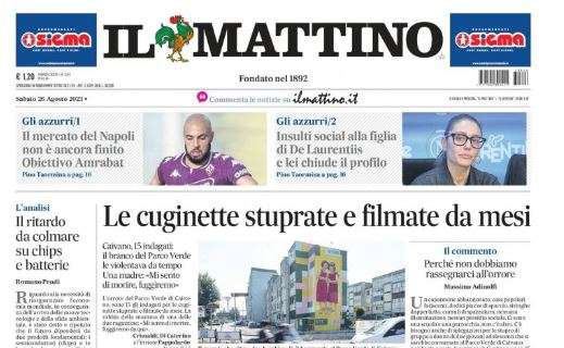 PRIMA PAGINA - Il Mattino: "Il mercato azzurro non è finito, obiettivo Amrabat"