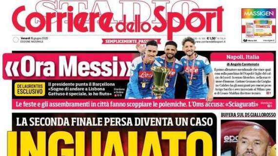 BUONGIORNO TUTTONAPOLI - Ecco le prime pagine dei quotidiani di oggi