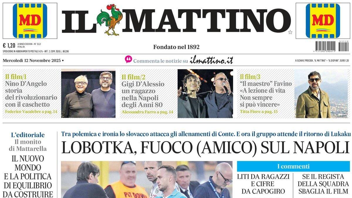 Il Mattino: “Lobotka, fuoco (amico) sul Napoli”