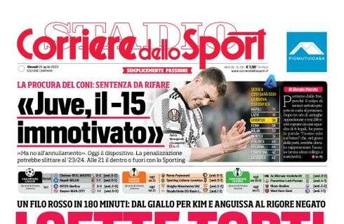 PRIMA PAGINA – CdS Campania: “I sette torti”