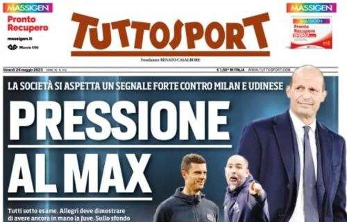 PRIMA PAGINA – Tuttosport sulla Juve: “Giuntoli porterebbe Koopmeiners”