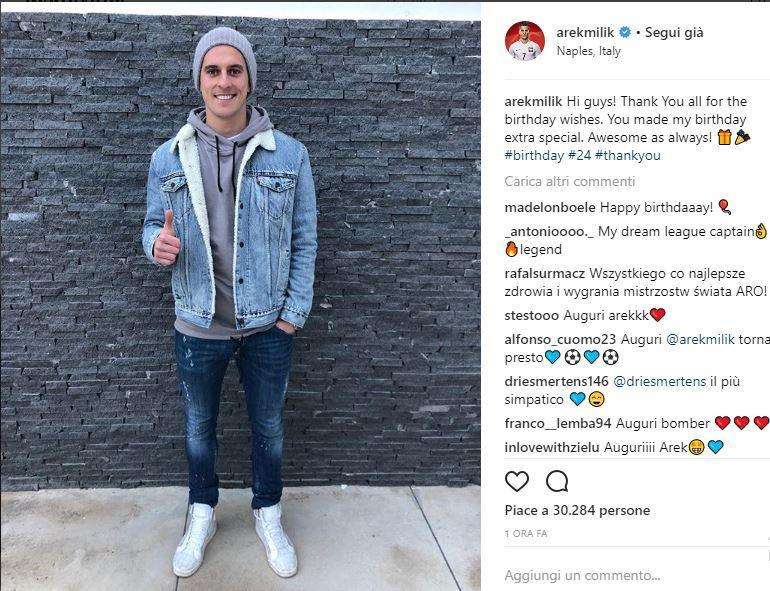 FOTO - Milik ringrazia per gli auguri: "Avete reso il mio compleanno più speciale!"