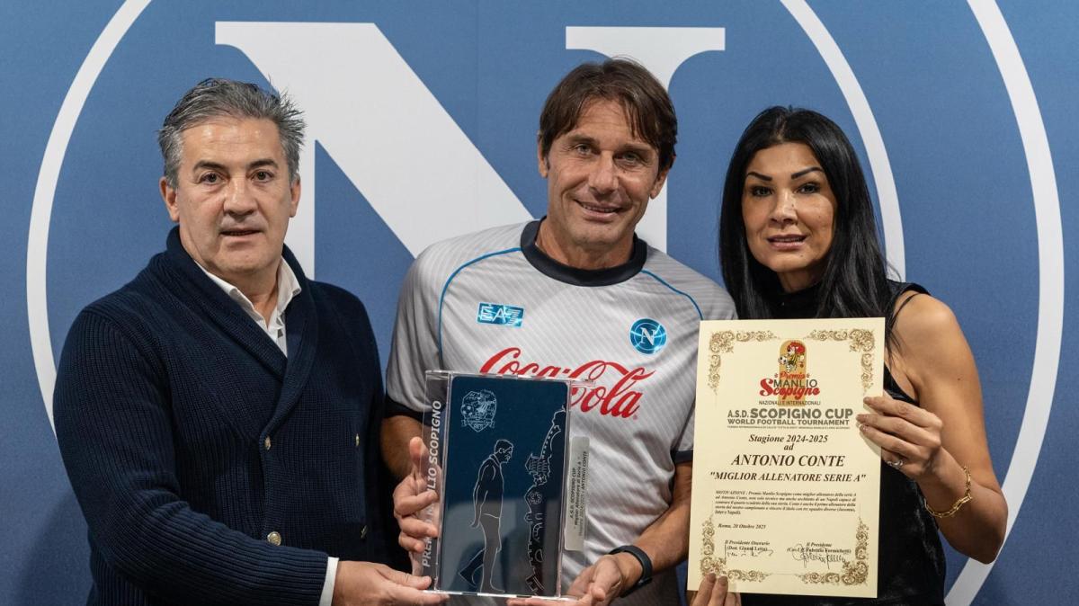 Premio Manlio Scopigno, trionfano Conte, ADL e McTominay per la stagione 2024/25