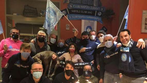 FOTO - Il Club Napoli Lussemburgo compie 5 anni: la torta dedicata a Diego