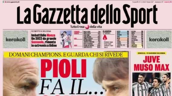 PRIMA PAGINA – Gazzetta: “Napoli al Bacio”