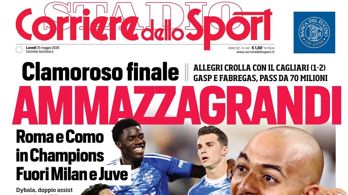 Conte saluta, il Corriere dello Sport: "L'allenatore del Napoli conferma l'addio"