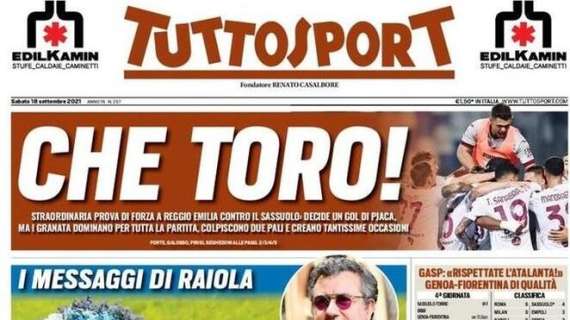 PRIMA PAGINA - Tuttosport: "Juve, lo vuoi Pogba? E che Toro!"