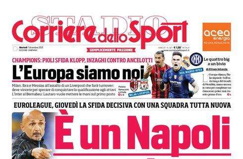 PRIMA PAGINA - CdS Campania: “E’ un Napoli senza limiti”