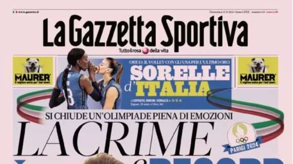 Gazzetta dello Sport: "Conte, che brividi!"