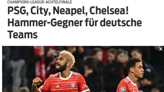 Dalla Germania, Bild. "Sorteggio tosto, Napoli capolista e al top della forma"
