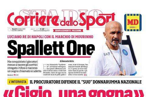 PRIMA PAGINA - CdS Campania: “Spallett One"
