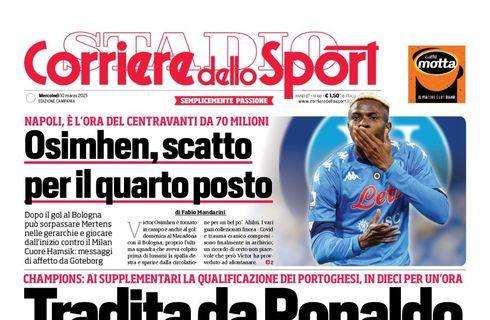 PRIMA PAGINA - CdS Campania: "Osimhen, scatto per il quarto posto"