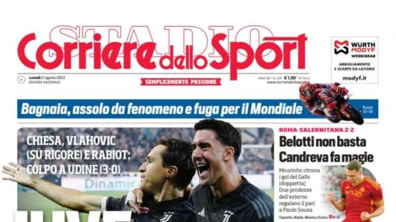 PRIMA PAGINA – Corriere dello Sport: “Napoli, subito Lindstrom”