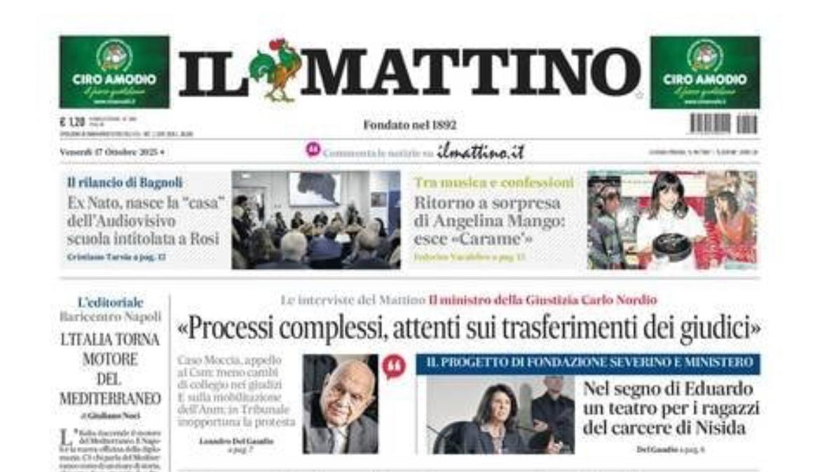 Il Mattino: “Hojlund-Haaland: i giganti del gol”