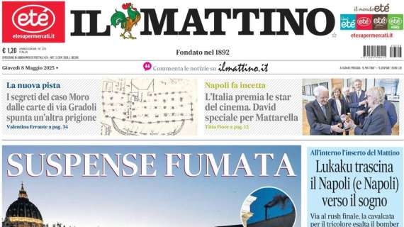 Il Mattino: "Lukaku trascina il Napoli (e Napoli) verso il sogno"