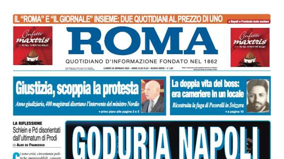 Il Roma: "Goduria Napoli"