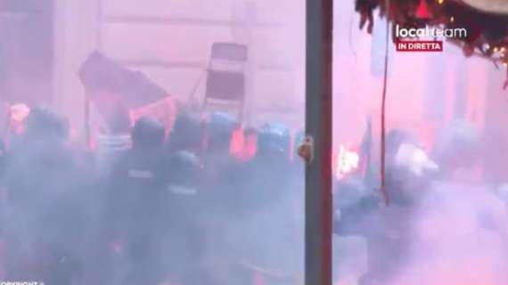 Invasione napoletana a Torino e il derby di Roma: si temono nuovi scontri in autostrada