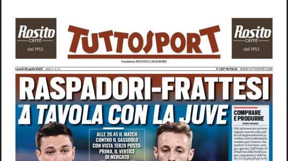 PRIMA PAGINA - Tuttosport: "Napoli, è bufera"