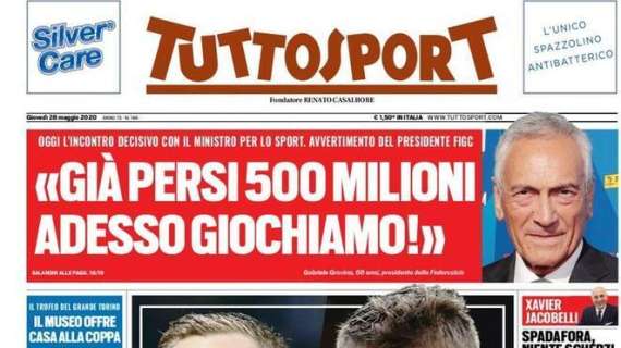 PRIMA PAGINA - Tuttosport: "Juve: ciao Arthur, ecco Jorginho!"