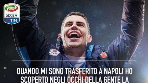 FOTO - La Serie A dedica una splendida immagine a Jorginho: "Cosa ho fatto per meritarmi l'amore di Napoli?"