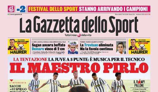 PRIMA PAGINA - Gazzetta: "Napoli in bolla, tamponi negativi"