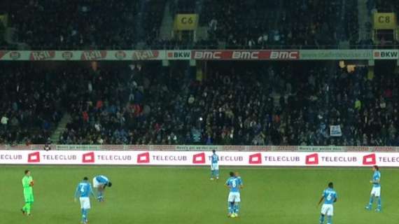Tifosi delusi e furiosi, la squadra abbandona il campo senza salutare i supporter azzurri a Berna