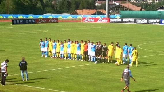RILEGGI IL LIVE - Napoli-Rappresentativa Trentino 9-0: (9', 25', 10'st Insigne, 21' rig. Hamsik, 28' Dossena, 38' Zuniga, 2'st Britos, 31'st Fornito, 40'st Pandev)