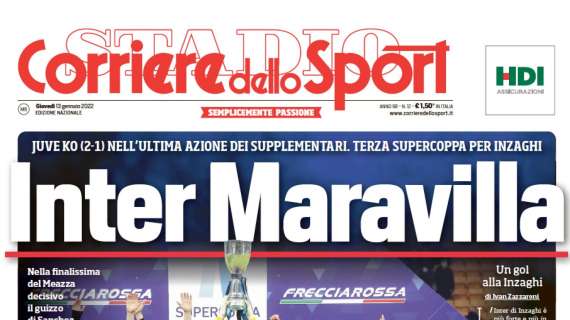 PRIMA PAGINA - Corriere dello Sport: "Napoli: Adarabioyo"