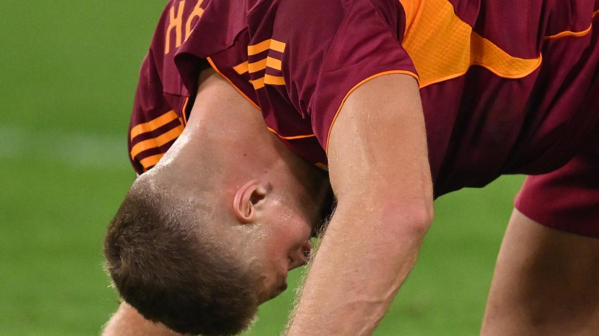 Roma, altra tegola in attacco: Dovbyk in dubbio per il Napoli