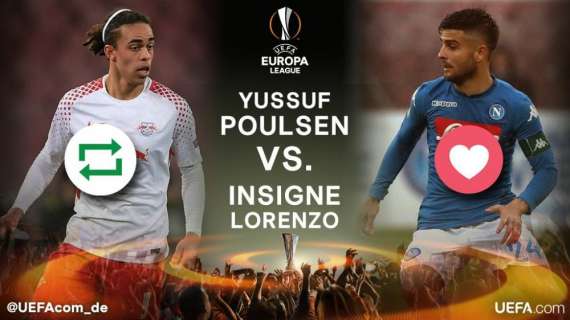 FOTO - Uefa fa partire il countdown su Twitter: "Poulsen vs. Insigne"